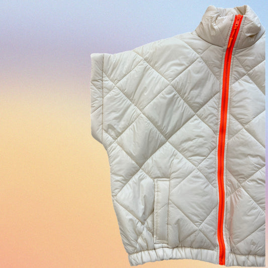 Gilet MAYA crema/fluo