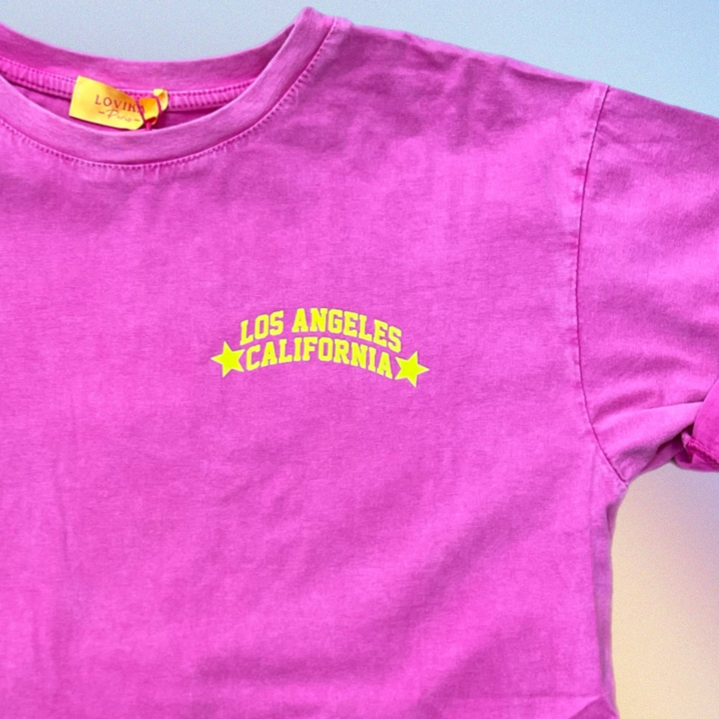 Tshirt L.A. 91 fucsia