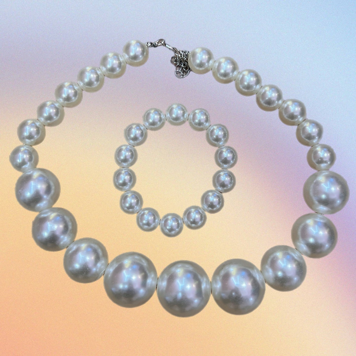 Set PERLE big bianco