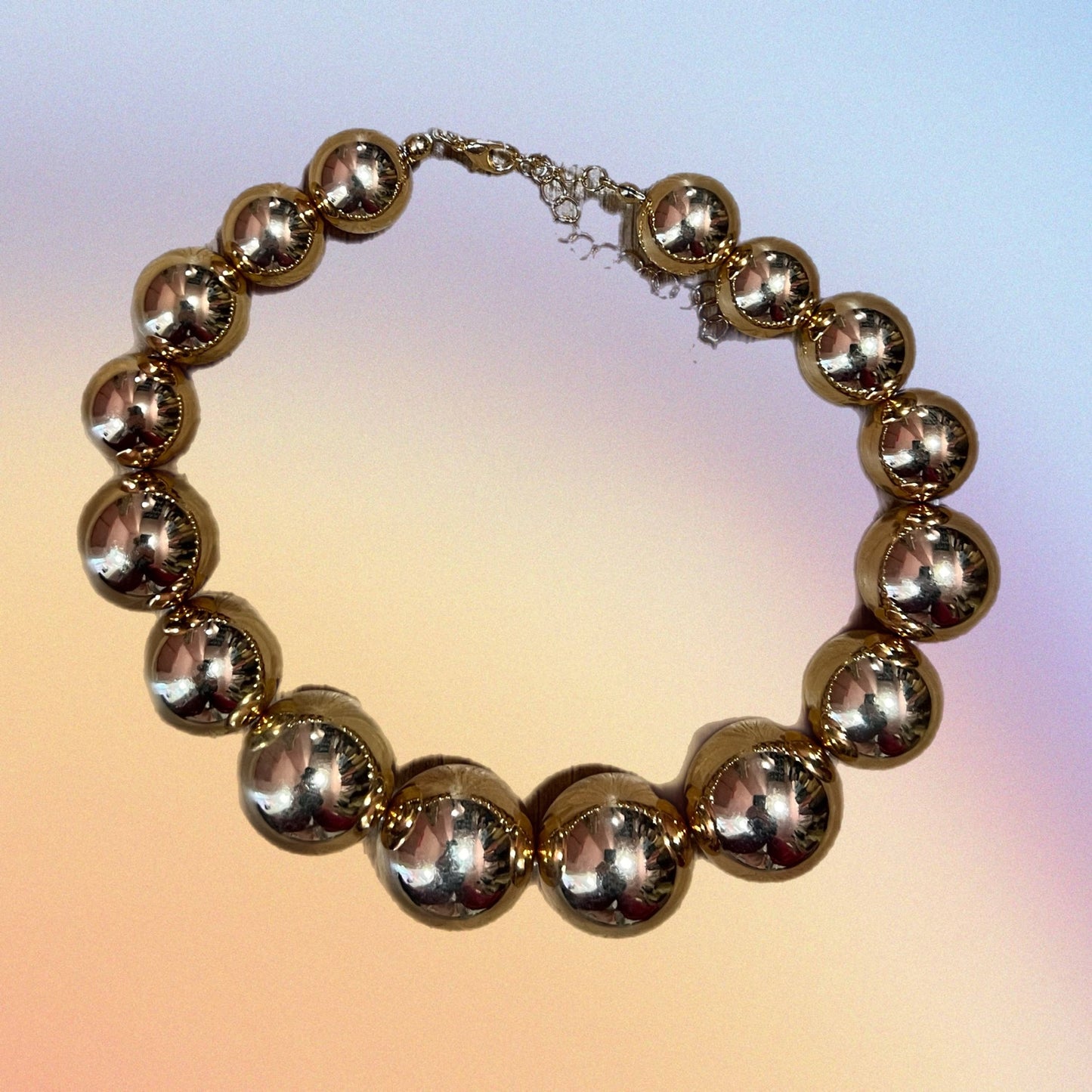 Collana PERLE big gold