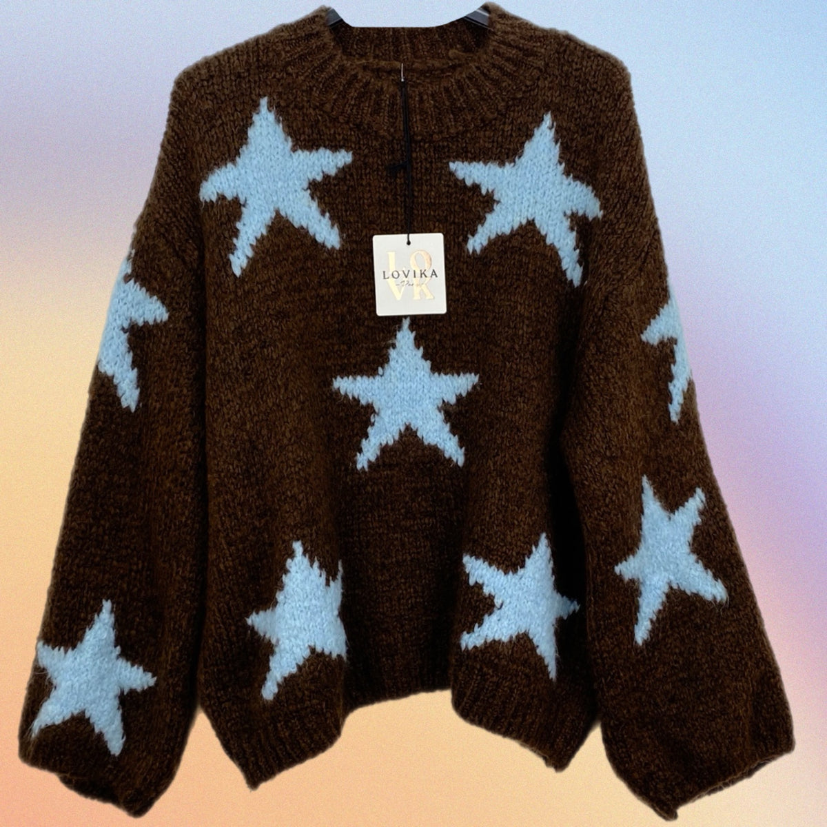 Pull RORY stella marrone/azzurro