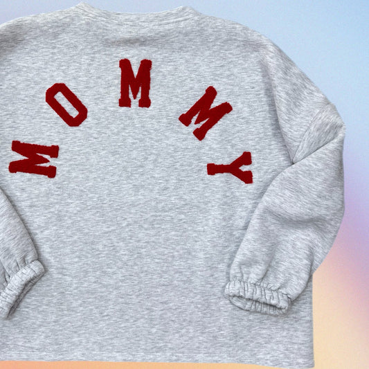 Felpa MOMMY rosso
