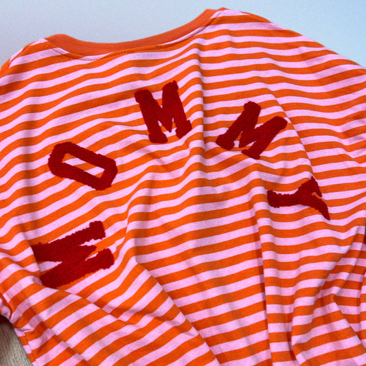 Blusetta MOMMY arancione/rosa