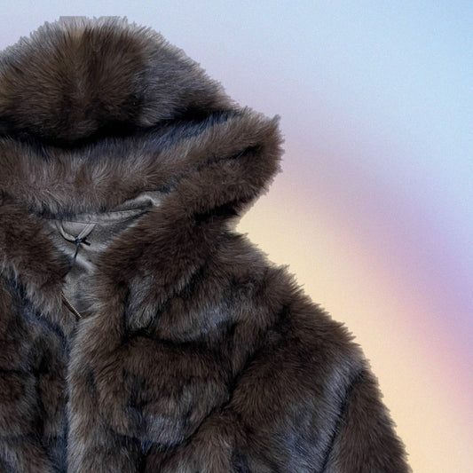 Pelliccia Snoopy cioccolato