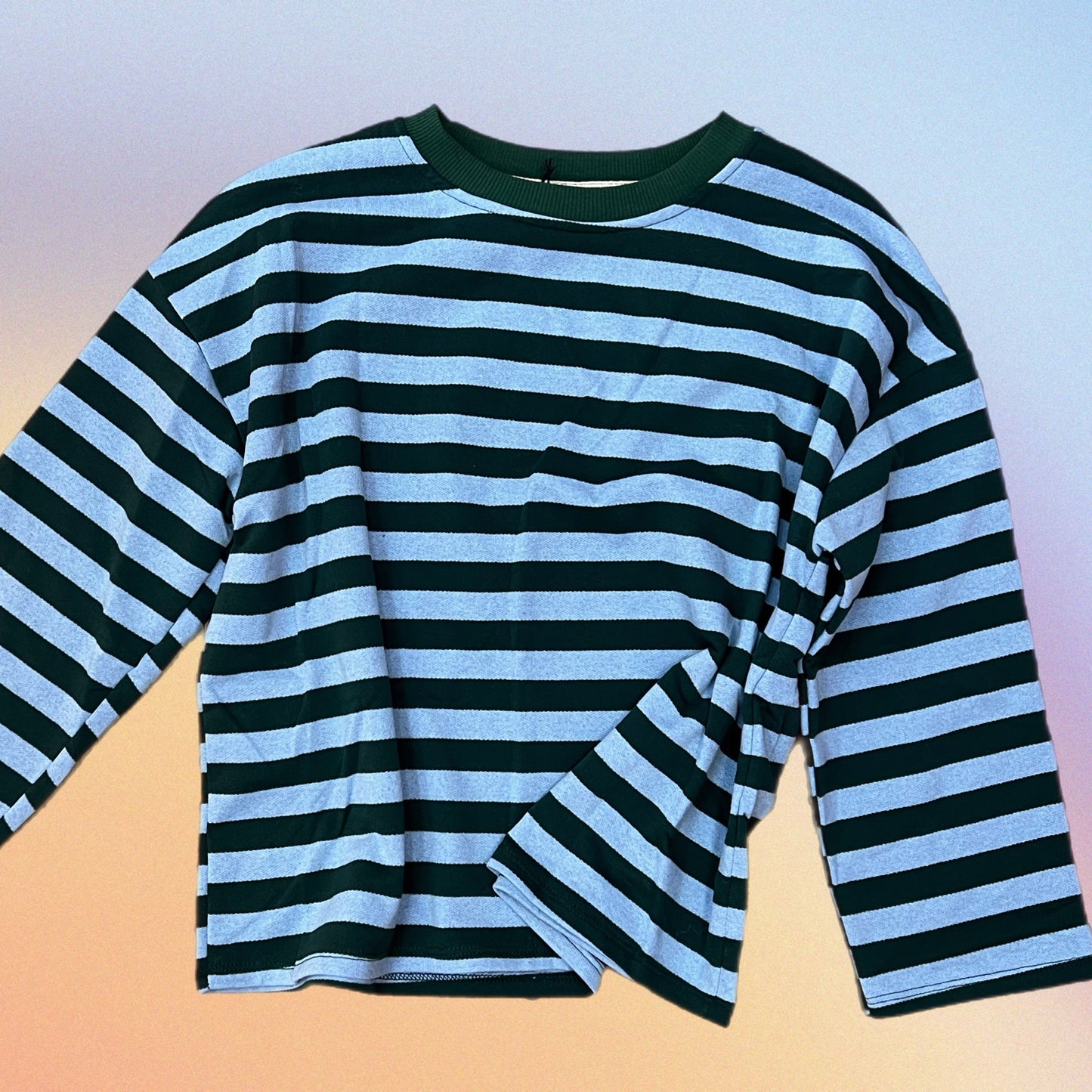 Felpa OUT of OFFICE azzurro/verde