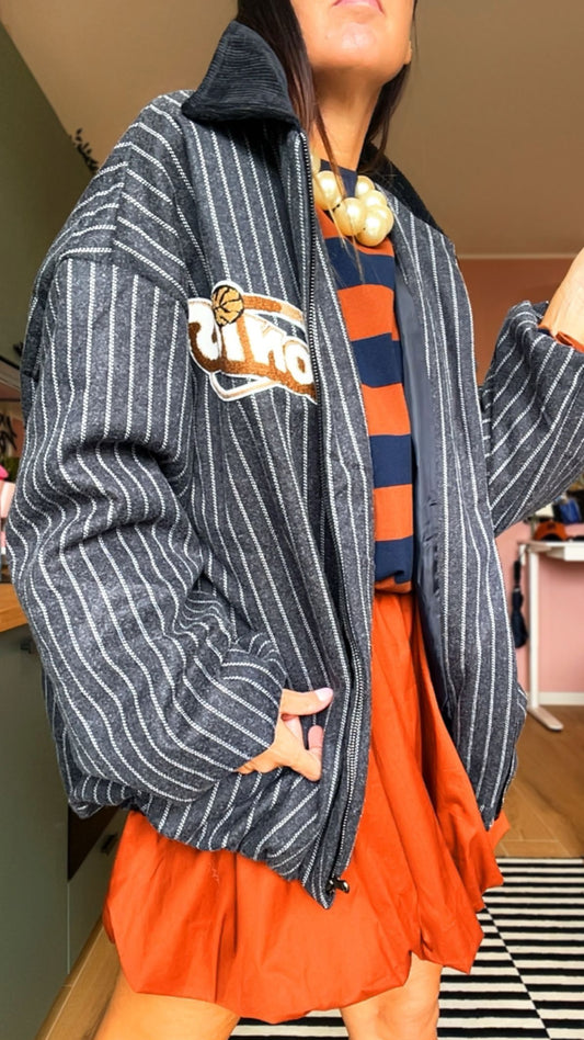 Cappotto coach “Sonics” BLU