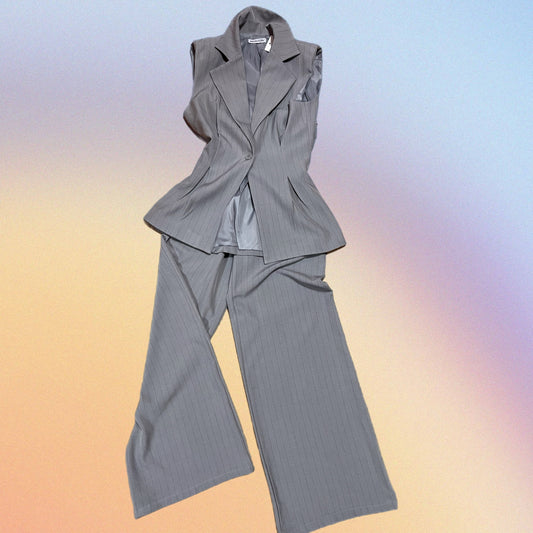 Cord-set GIRL BOSS grigio