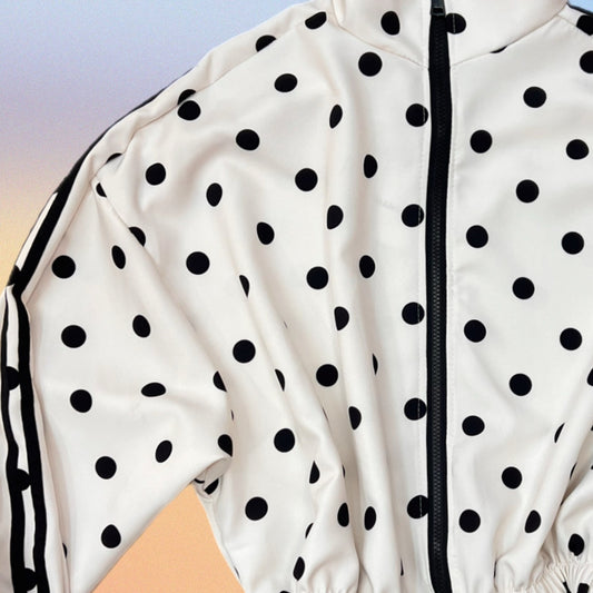 Felpa zip MISSY bianco