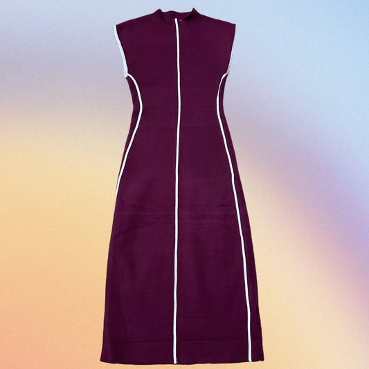 Abito Luna bordeaux