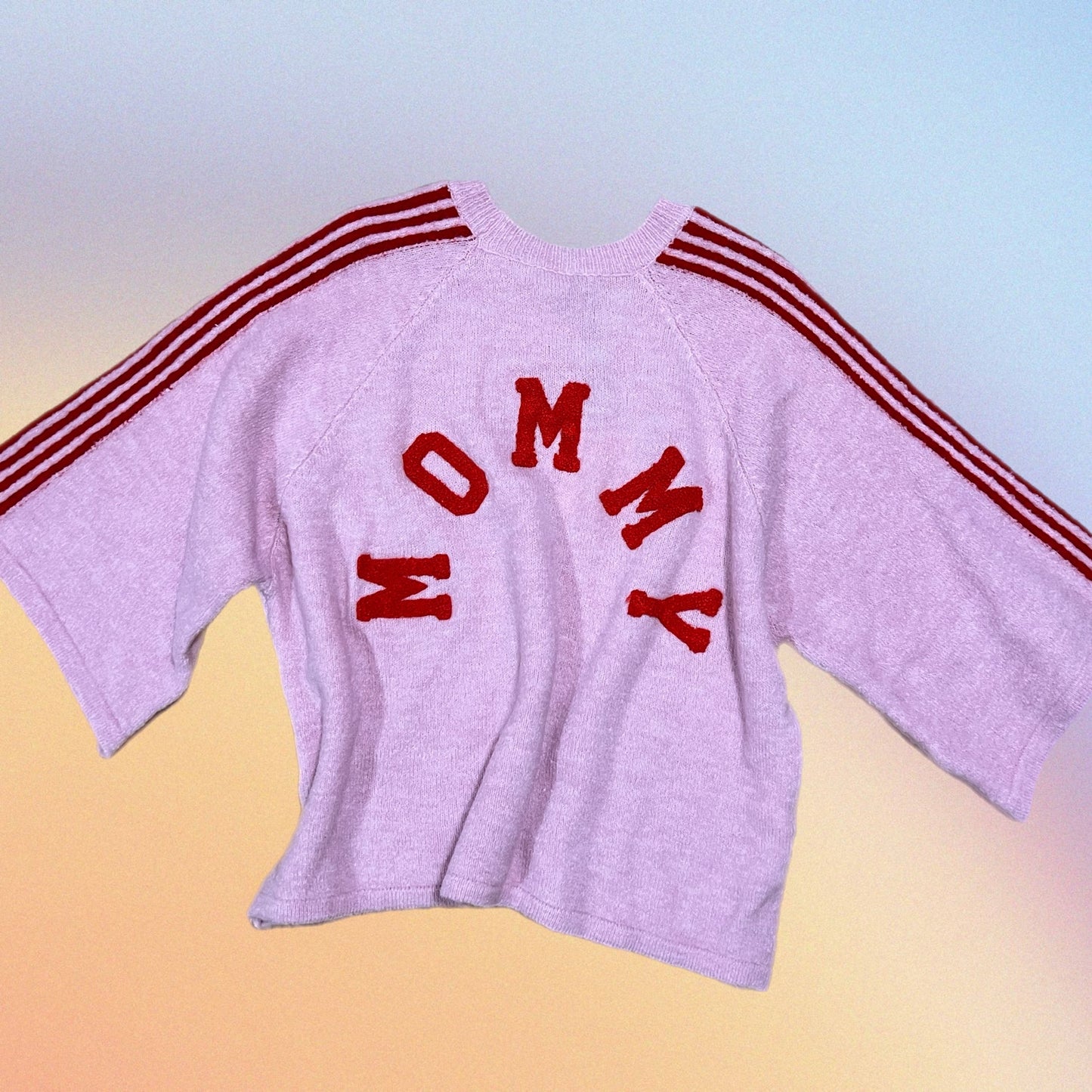 Pull MOMMY bande rosa