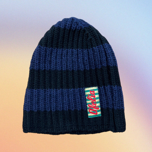 Berretto OFELIA blu/nero