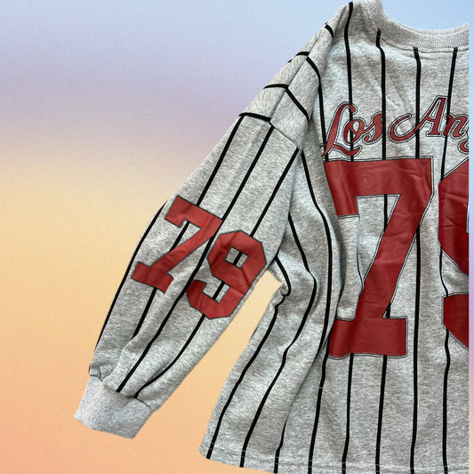 Felpa ASHLEY grigio/rosso