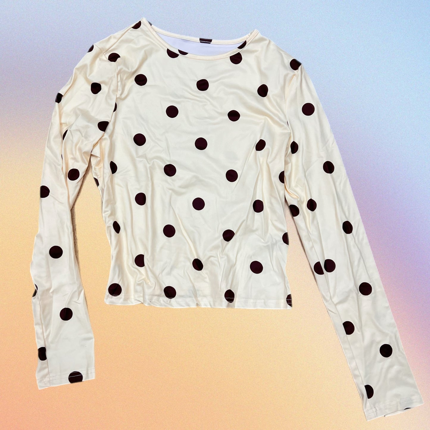 Blusetta POLLY giallo/marrone