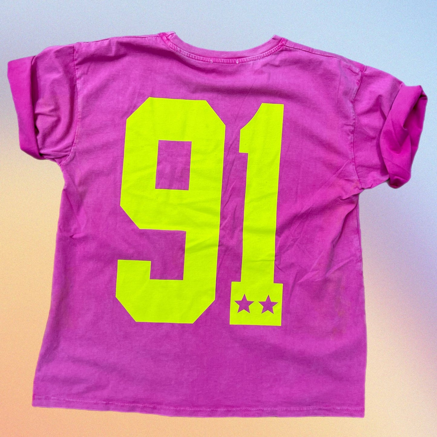 Tshirt L.A. 91 fucsia