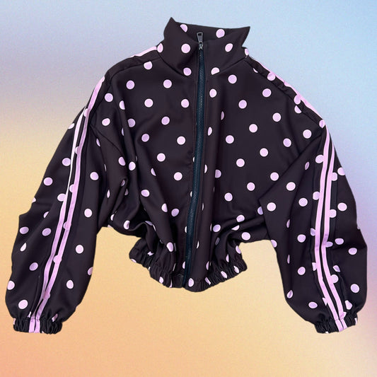 Felpa zip MISSY marrone