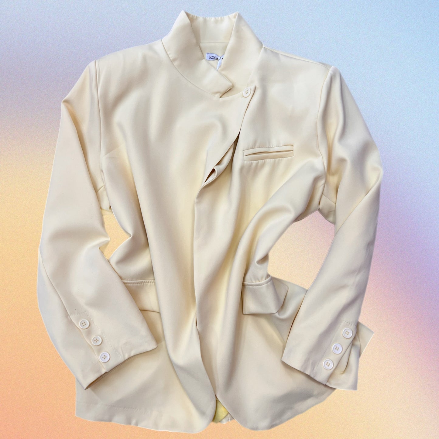 Blazer CHIC giallo pastello