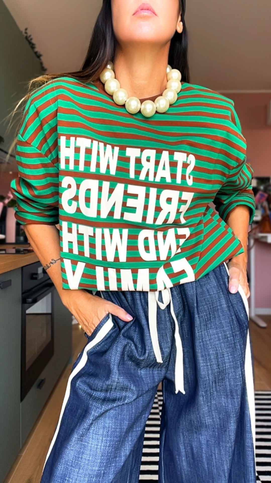 T-shirt oversize “FAMILY”
