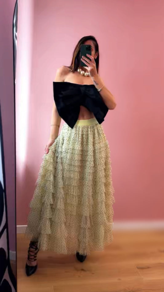 Top bustier FIOCCO oversize