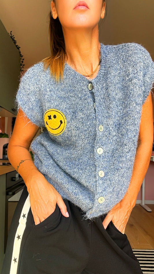 Gilet SMILE color jeans