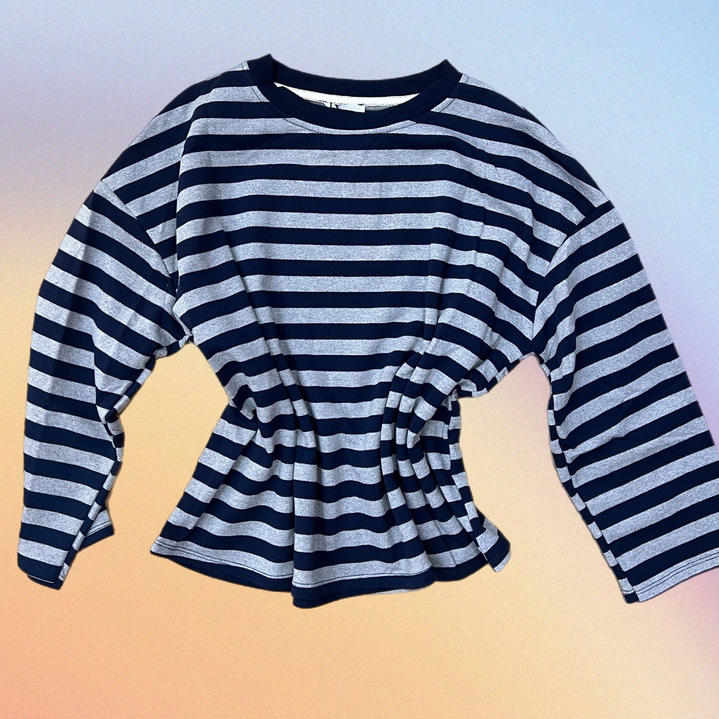 Felpa OUT of OFFICE blu/grigio