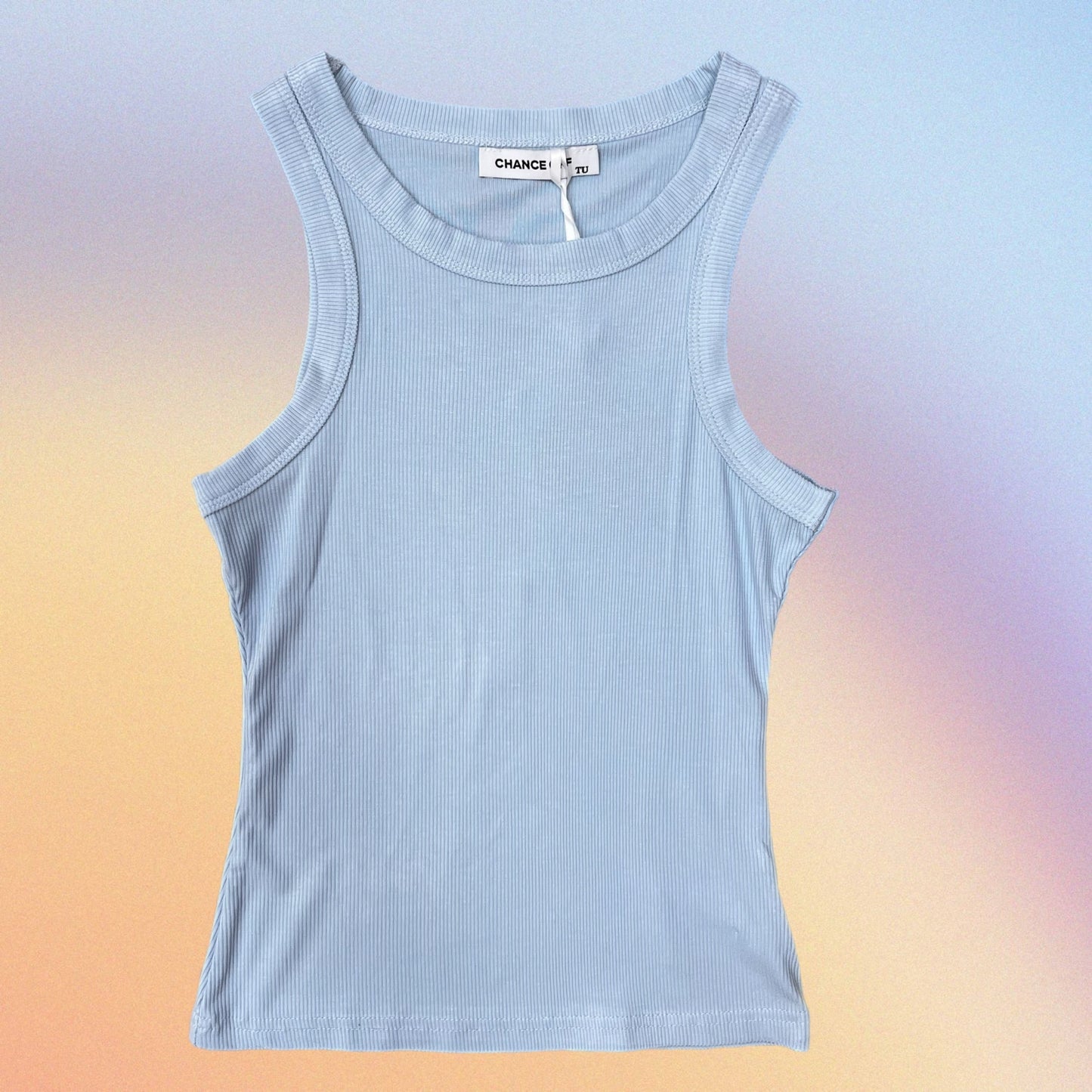 Canottiera AMERICA azzurro polvere