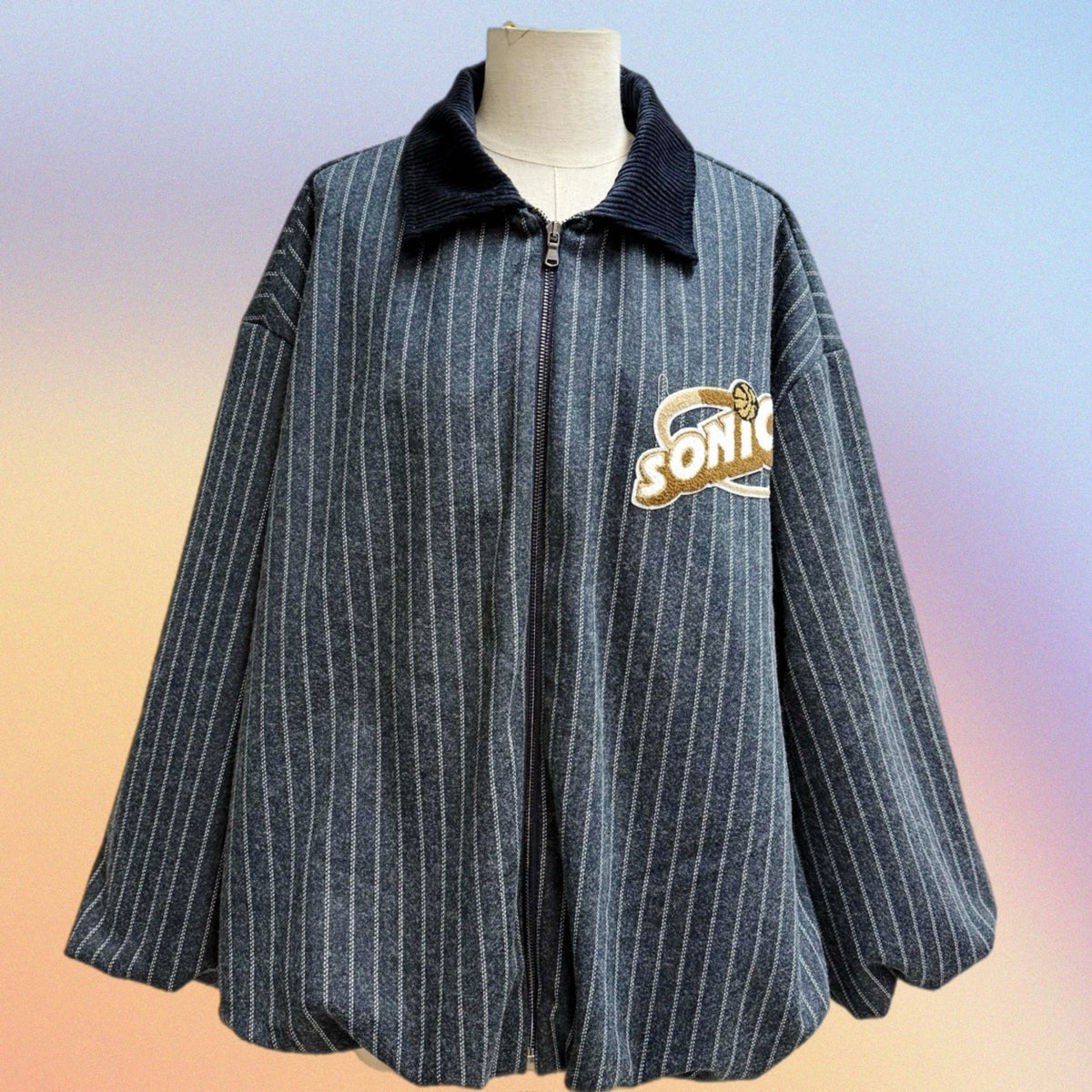 Cappotto coach “Sonics” blu