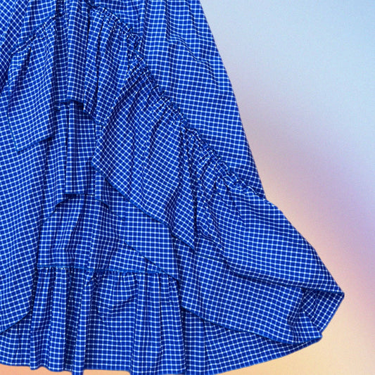 Gonna BRIGITTE BARDOT blu