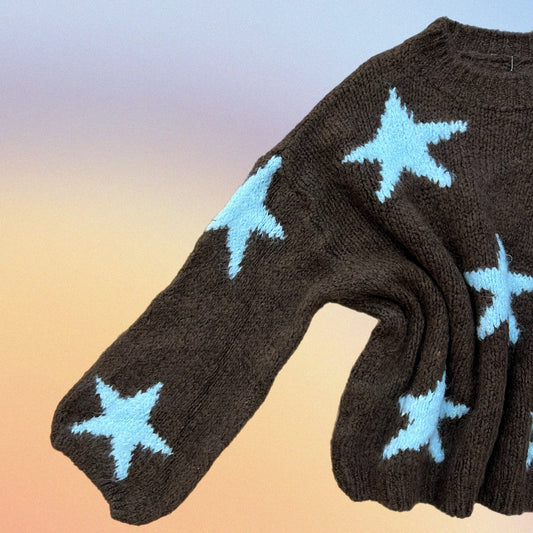Pull RORY stella marrone/azzurro