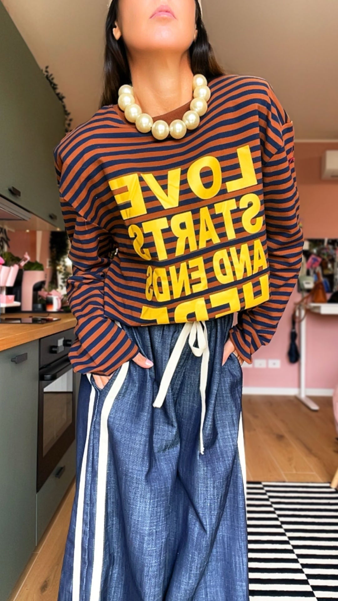 T-shirt oversize “LOVE”