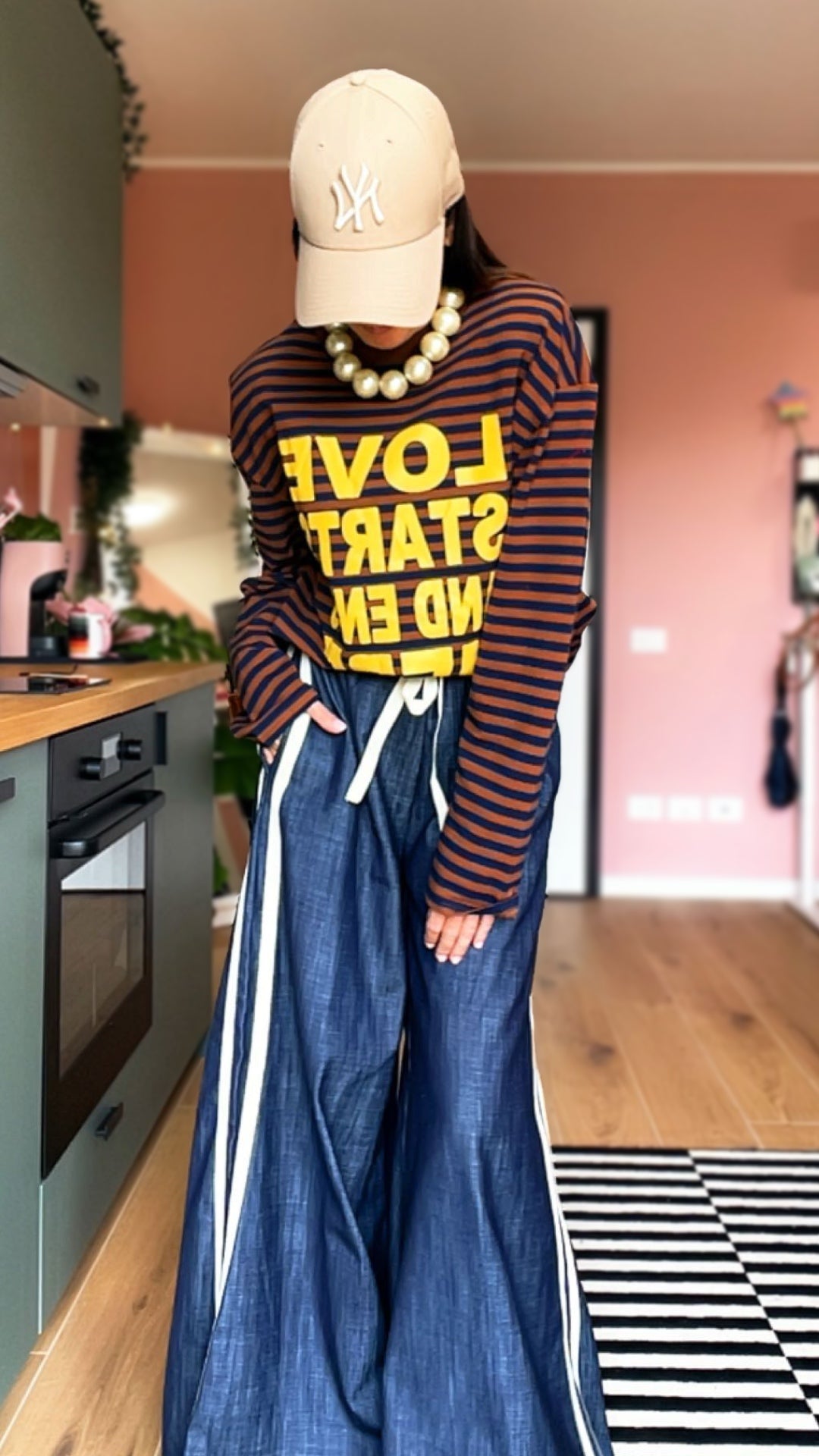 T-shirt oversize “LOVE”