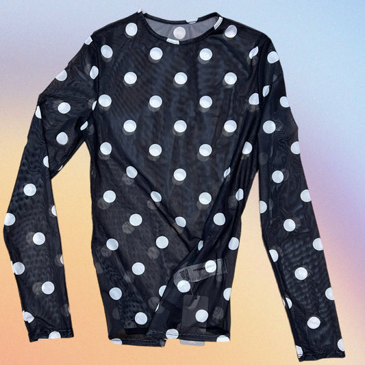 Blusetta CARRIE nero/bianco