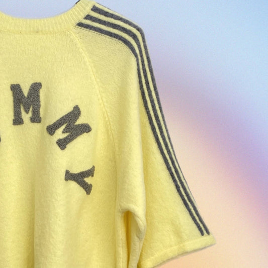 Pull MOMMY bande giallo