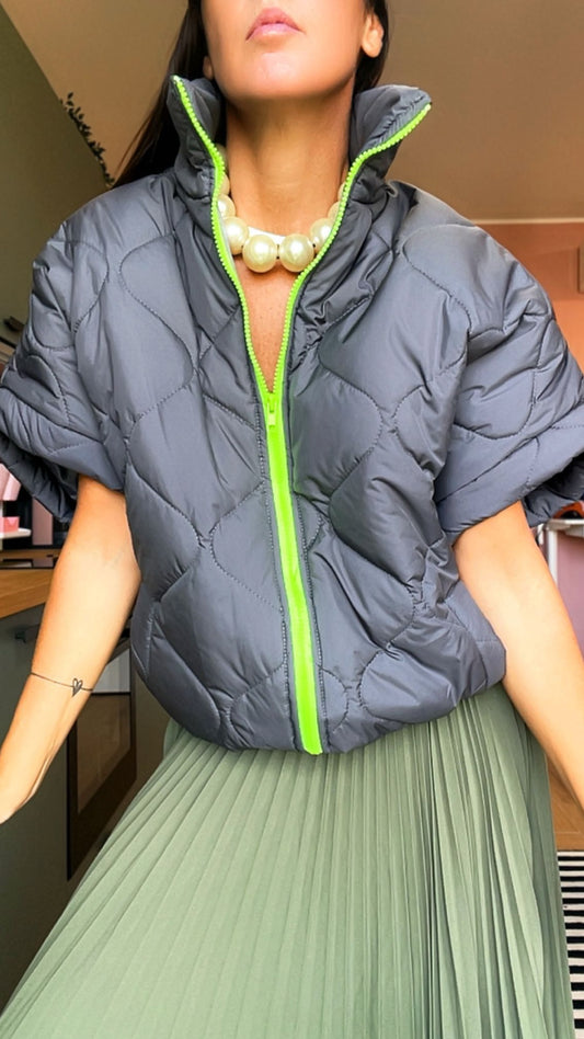 Gilet MAYA grigio/fluo