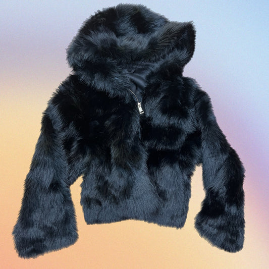 Pelliccia Snoopy nera