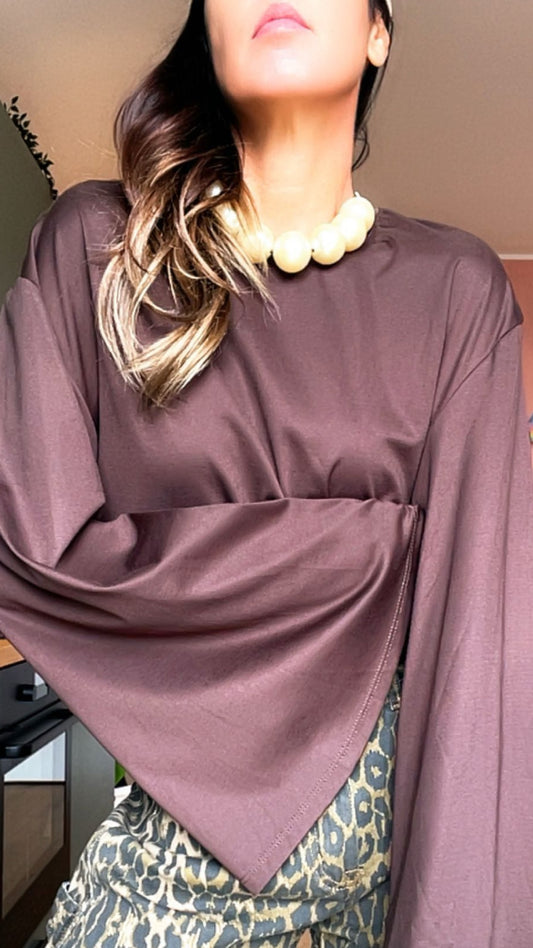 Blusa OLIMPIA marrone