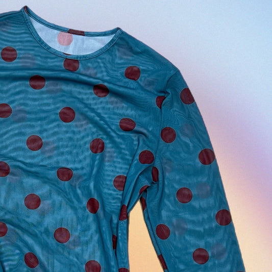 Blusetta CARRIE ottanio/rosso