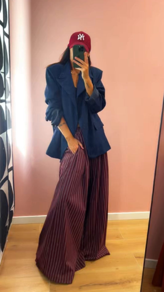 Pantalone GARÇONNE borgogna