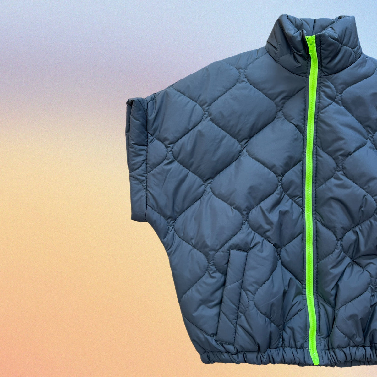 Gilet MAYA grigio/fluo