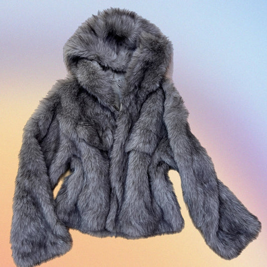 Pelliccia Snoopy antracite