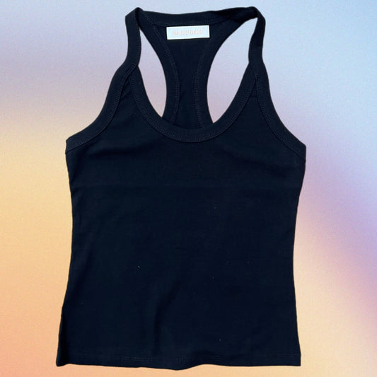 Canottiera PARIS nera