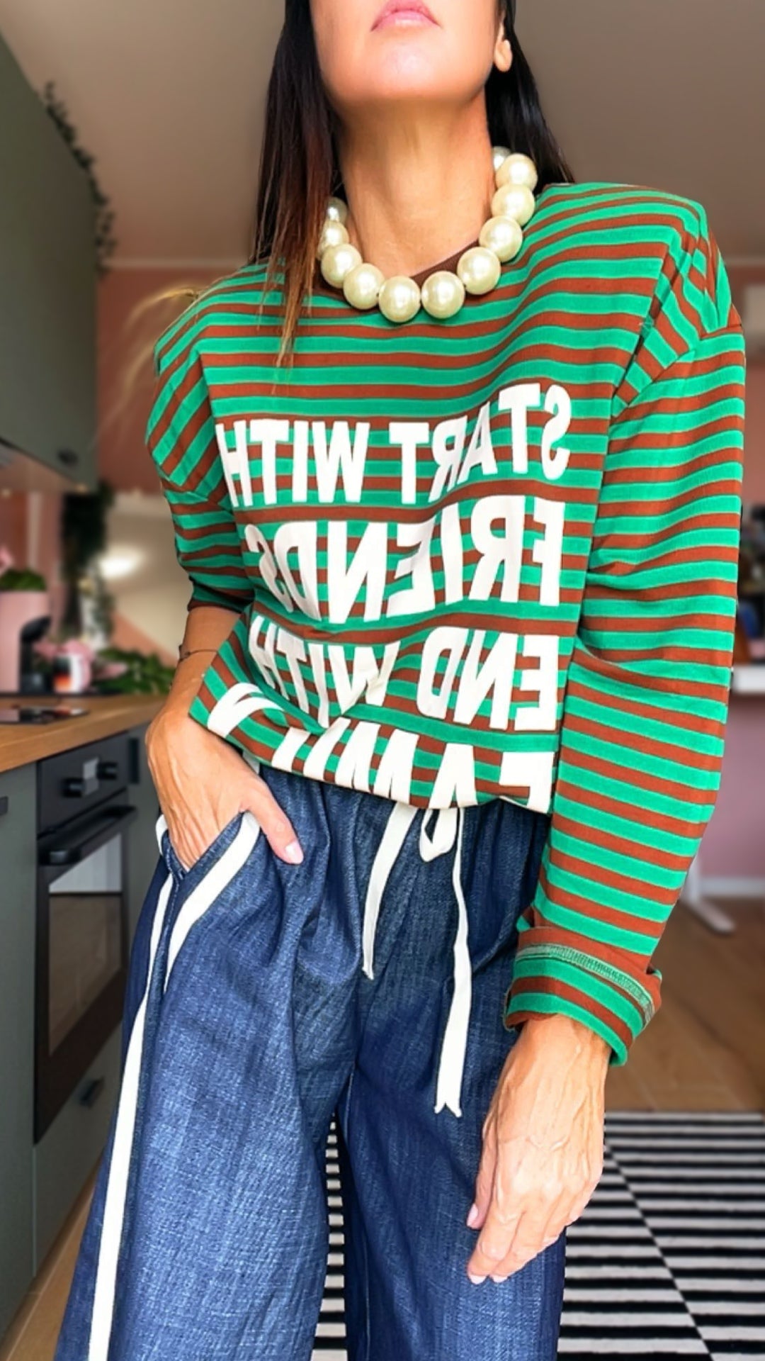 T-shirt oversize “FAMILY”