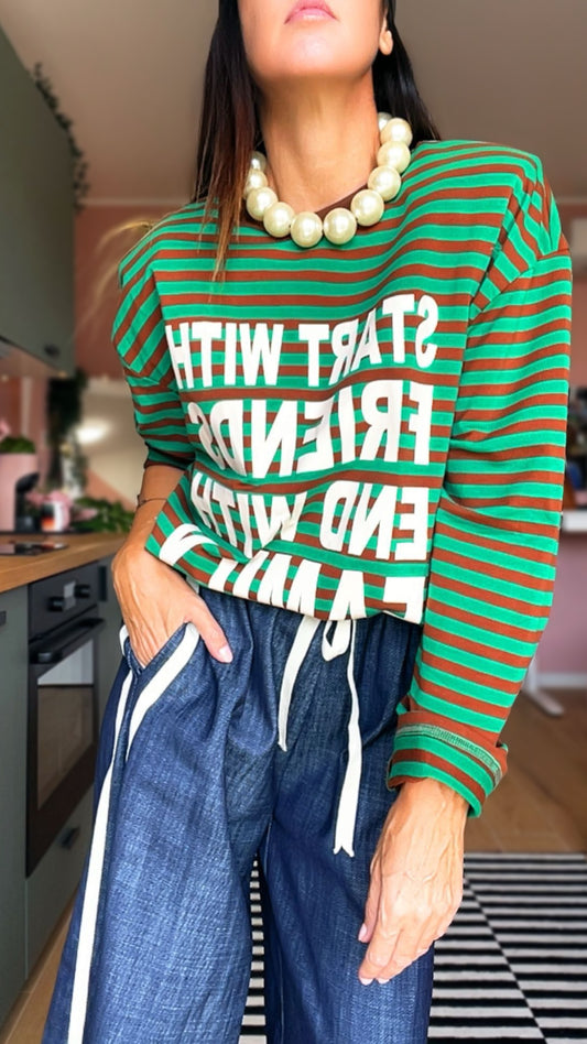 T-shirt oversize “FAMILY”