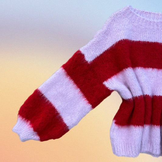 Pull LORELAI rosa/rosso