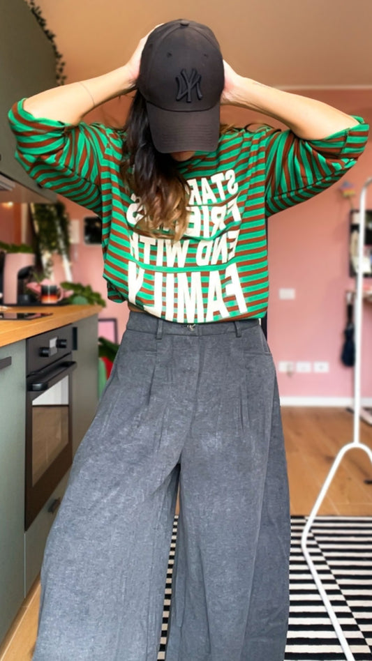 T-shirt oversize “FAMILY”