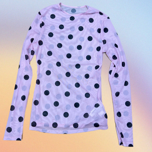 Blusetta CARRIE rosa/nero