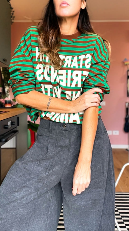T-shirt oversize “FAMILY”