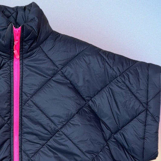 Gilet MAYA nero/fucsia