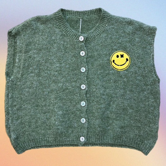 Gilet SMILE color oliva