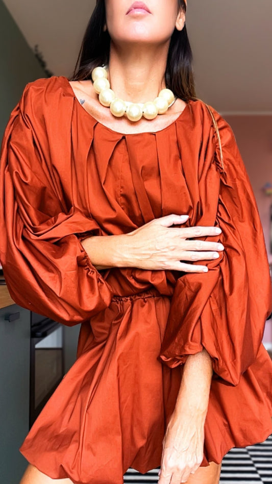 Blusetta BON BON terracotta
