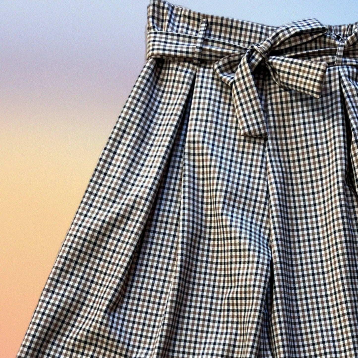 Pantaloni Diane Gingham